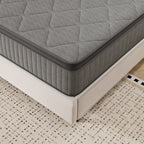 SweetNight 6/8/10/12/14 inch Memory Foam Hybrid Mattress With Pocket Springs, Twin Xl, Full, Queen, King, Sizes In A Box, Medium Firm, Mattresses For Support Comfort, Fiberglass-Free