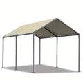 10X20 Carports, Portable Garage Carport with Heavy Duty Frame And Waterproof Carport Canopy