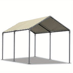 10X20 Carports, Portable Garage Carport with Heavy Duty Frame And Waterproof Carport Canopy