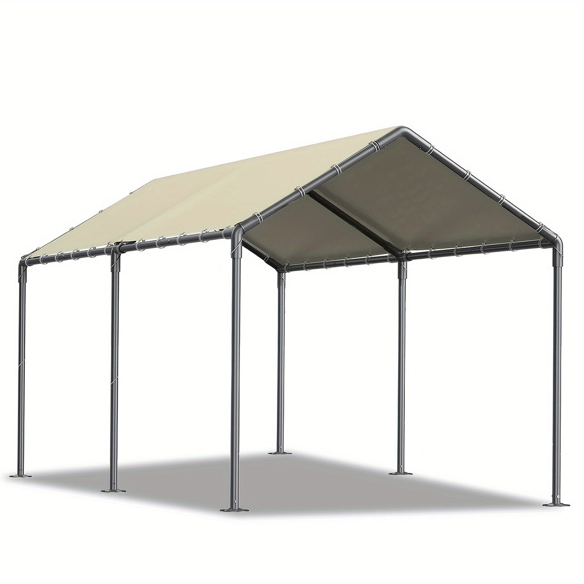 10X20 Carports, Portable Garage Carport with Heavy Duty Frame And Waterproof Carport Canopy