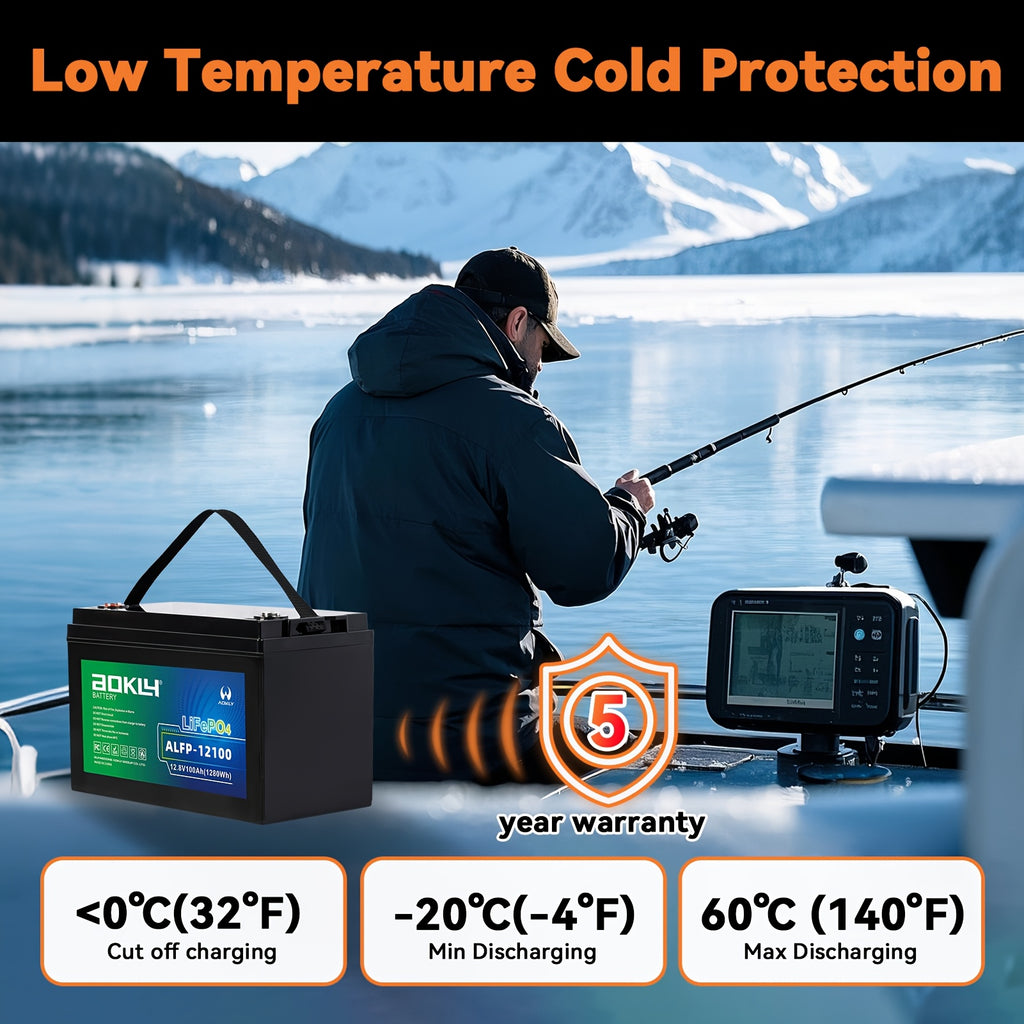 12V 100AH/150AH LiFePO4 Battery, 1280Wh, Capable Of Over 18, 000 Deep Cycle Recharges, Built-in 100A BMS, Perfect for RVs, Boats, Solar Trolling Motors, Camping, Solar Off-grid Systems, And More.