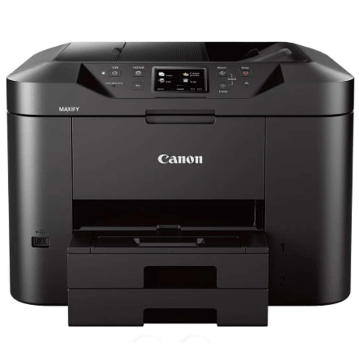 Canon MAXIFY MB2720 Wireless Color Photo Printer with Scanner, Copier and Fax Bundle with Deco Essentials Printer eBook + High-Speed 6FT USB 2.0 Printer Cable