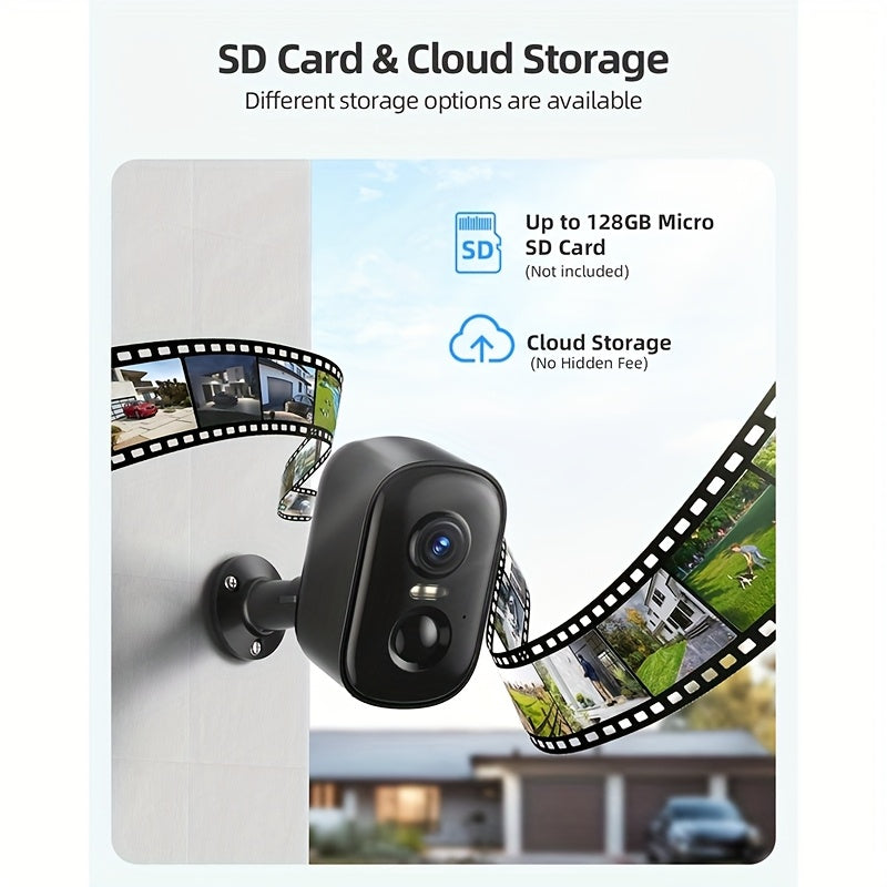 WESECUU Solar Camera Security Cameras Wireless Outdoor Indoor for Home Security Camera, Smart Phone App Surveillance Camera System Outside, Pet Camera Cat Dog with Audio And Video, Nanny Cam for Bedroom