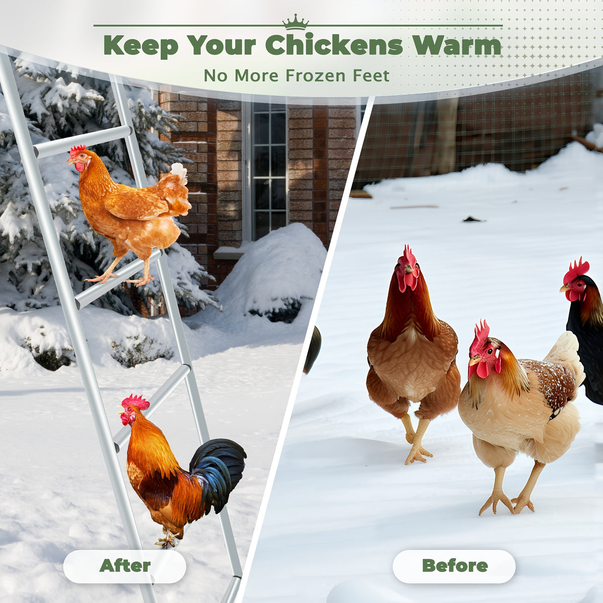 Large Metal Chicken Coop, 10X6.5X6.5Ft Chicken Runs for Yard with Cover, Walk-In Chicken Coop with Roosting Perch And Door