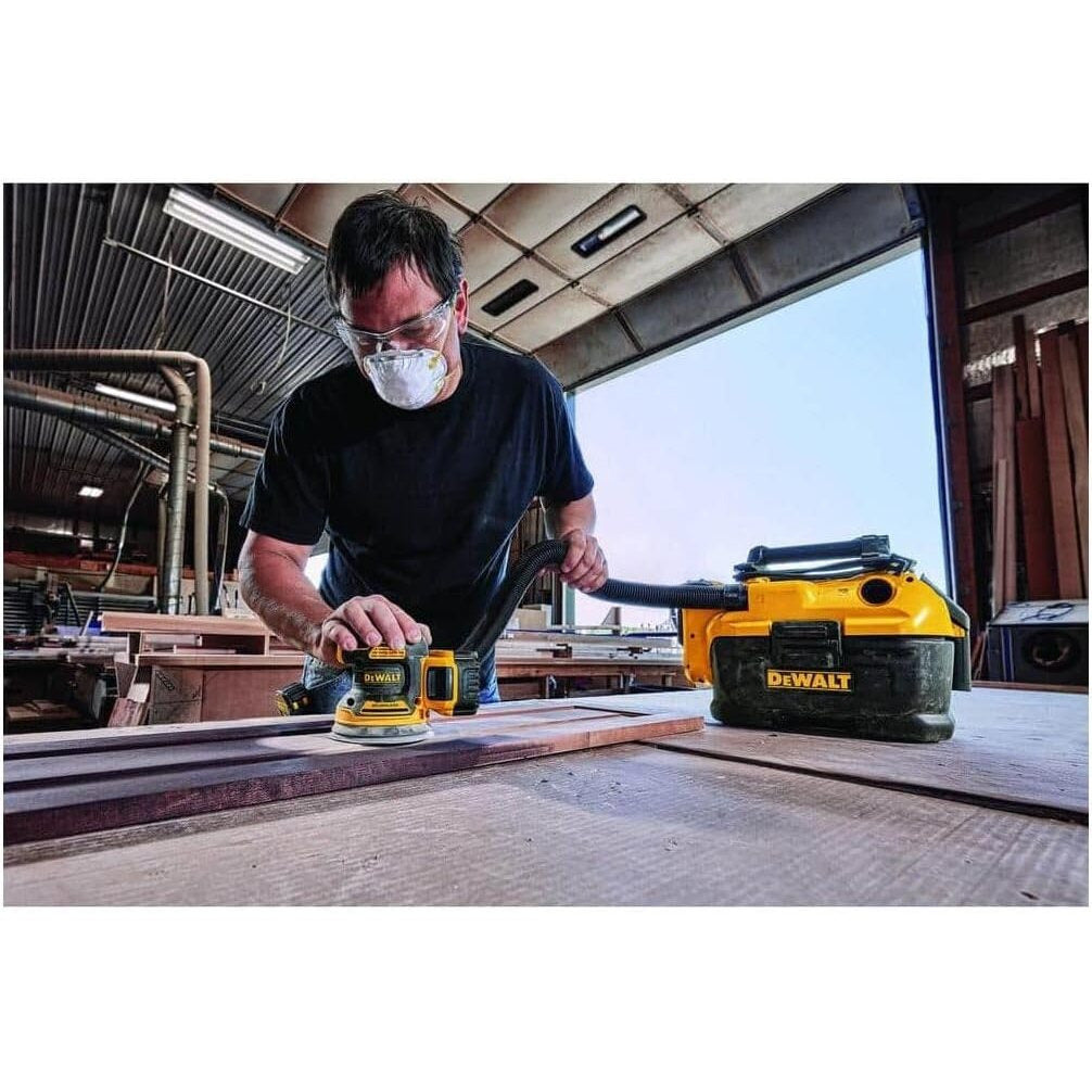 DEWALT 20V MAX Orbital Sander Cordless, 5-Inch Sander Tool, 2.Ah, 8,000-12,000 - DCW210D1