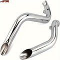 JFG RACING Sportster Exhaust 2.0" Slip-On Exhaust Pipe Stainless Steel for Iron 883 Sportster 1200 Models with FORWARD solely Touring Models Dyna Fxd & Fxdwg Models Black