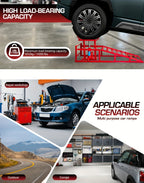 Car Ramps, 2pcs Hydraulic High-lift Service Vehicle Ramps, 5T (11050 Lbs), Car And Truck Wheel Ramps for Oil Change, with Supporting Crane, Suitable for DIY Shops And Car Beauty Shops