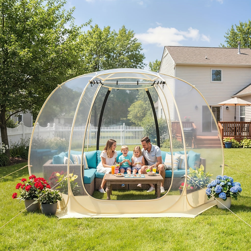 Pop Up Bubble Tent, Instant Igloo Tent Suitable for 4-6 People, Screen House for Patios, Cold