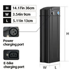 Electric Bicycle Battery, 48V 15Ah, Range Of 40km, Fully Charges In 3-6 Hours, Compatible with Various Models Such As GS5/GS5/GE5, Uses High-capacity Cells, Safe And Reliable, Charger Included.
