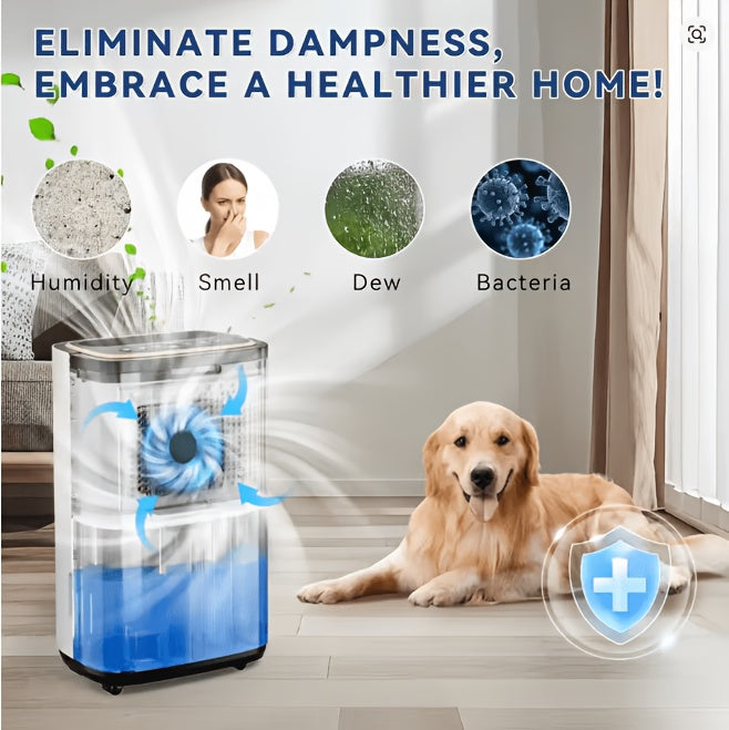 [Large Dehumidifier] Gunji 80pint/50pint/35pint/30pint, Large Dehumidifier for 3000/4500 Sq. Ft. Dehumidifier, 24H Residential Dehumidifier with Hose, Dehumidify/Dry/Air Delivery Mode, Humidity Display, Timer, Drain Hose
