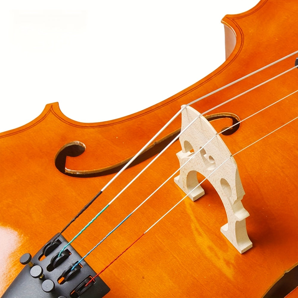 Glarry Full-Size Cello, 4/4 Acoustic Cello Set, Basswood Body, with Portable Carrying Bag, Bow, Bridge, String, Musical Instruments for Beginner, Gift for Music Lover