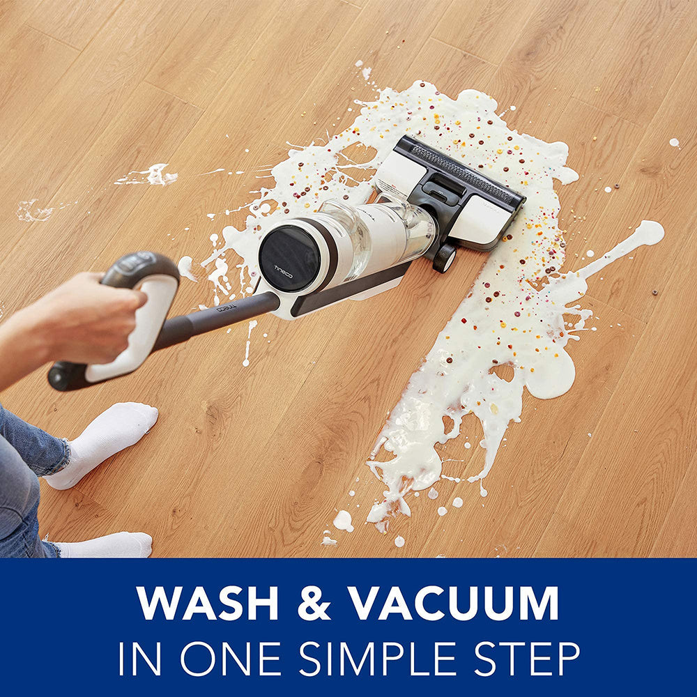 Tineco iFloor 3 Complete Wet Dry Vacuum, Floor Washer, White/Grey - Factory Refurbished