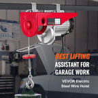 VEVOR 2200 lbs Wireless Attic Lift, 1600W 120V Electric Hoist with Wireless Remote Control, 40ft Single Cable Lifting Height & Pure Copper Motor, for Garage Warehouse Factory