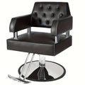 Barber Chair with Hydraulic Height Adjustment and 360-Degree Swivel for Salon Hair Styling and Spa Services