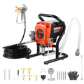 VEVOR Stand Airless Paint Sprayer, 900W, 3300PSI High Pressure Airless Sprayer, Cleaning Brush, Hose, Extension Rod, Nozzles, Electric Spray Paint Machine for Interior or Exterior of House, Fence