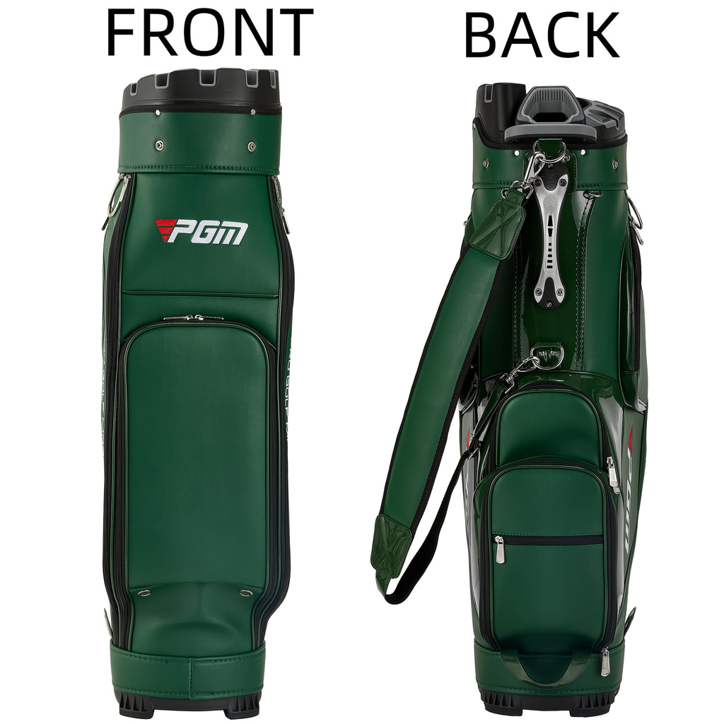 PGM Golf Cart Bag With 14 Way Organizer Divider Top, Premium Cart Bag With Handles And Rain Cover For Men/Blue