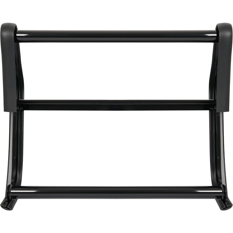 Grille Brush Guard for 2011-2015 Ford Explorer, Front Push Bar, Heavy Duty Black Steel Front Bumper, Powder Coated