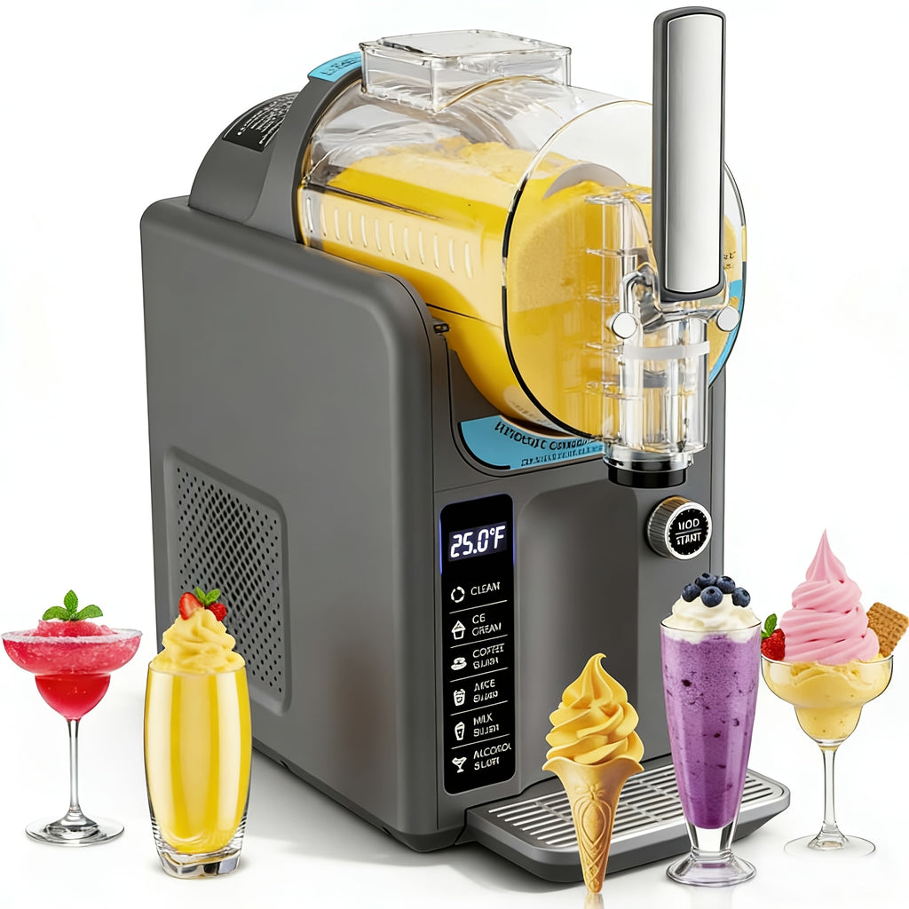 88oz Ice Cream Maker Slushie Machine For Home - Slushy Machine Maker No Ice Needed Self Cleaning, Frozen Drink Machine