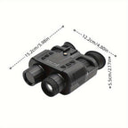 Tactical 3D Night Vision Binoculars HD Helmet Night Vision Goggles 8X Digital Magnification 1080P 3M Sensor 7-Level Adjustment 3W 850Nm IR Light Range 300M/985Ft for Hunting Surveillance Camping Caving Night Fishing Boating Wildlife Viewing