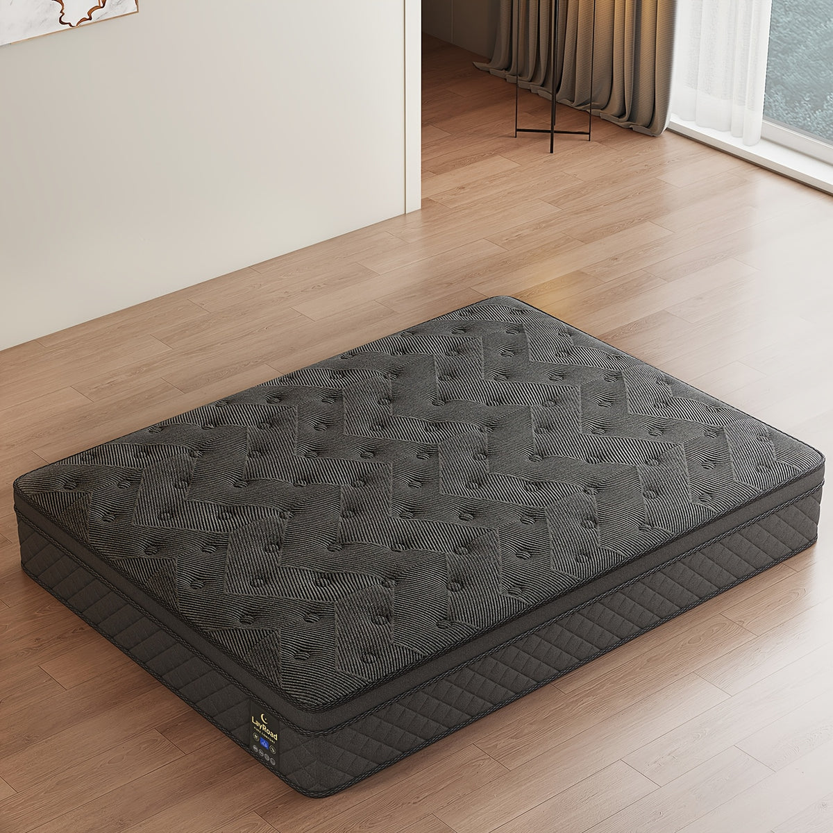 Queen Mattress 12/14 Inch Twin, Full, Queen, King Size, Mattress Memony Foam And Spring, Medium Firm Mattress for Cooling, Pressure Relief, Edge Support & Motion Isolation Boxed