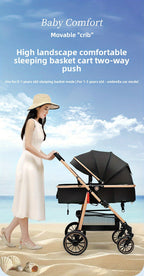 Lightweight Travel Baby Stroller - Quick Folding Design, Adjustable Backrest, Durable Fabric, Compact And Easy to Transport.