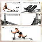 SHANG Y Crawling Machine Workout - Twist and Stretch Trainer, Metal Detachable Crawling Exercise Machine, Exercise Equipment for Home & Gym, Abdominal, Waist and Core Training, Bearing 330lb