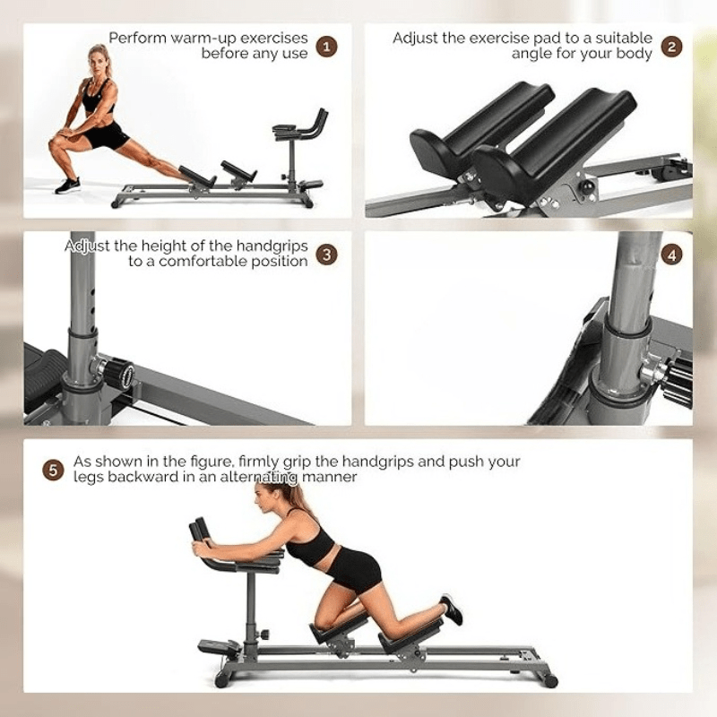 SHANG Y Crawling Machine Workout - Twist and Stretch Trainer, Metal Detachable Crawling Exercise Machine, Exercise Equipment for Home & Gym, Abdominal, Waist and Core Training, Bearing 330lb