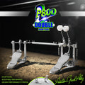 PD Direct-Drive Double Bass Pedal Dual Chain, Adjustable Metal Footboard, Smooth & Responsive with Metal Frame for Acoustic & Electronic Drums, Holiday Gift