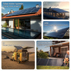 4000W Solar Hybrid Inverter DC24V 120VAC Pure Sine Wave Battery-Free Starting Built MPPT 140A Solar Charger, 6.25 Inch LCD Screen And Touch Buttons