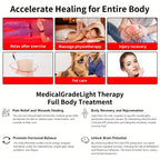 63'' X 23.6'' LED 660Nm Red Light Therapy Mat 850Nm Near Infrared Light Therapy Devices Large Pads for Whole Full Body, Father 'S Day Gift
