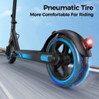 V10 Electric Scooter, 500W Foldable E-Scooter with 10-Inch Tires and 28-Mile Range for Adults