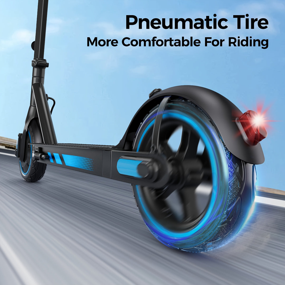 V10 Electric Scooter, 500W Foldable E-Scooter with 10-Inch Tires and 28-Mile Range for Adults