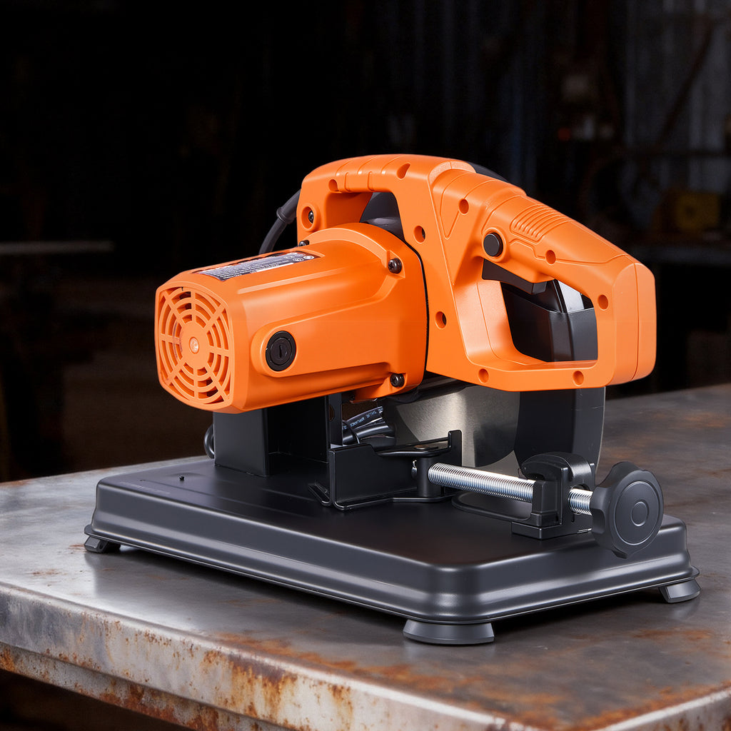 VEVOR Chop Saw, 7-14-inch Stainless Steel Cold Cut Blade,1200W (120V/60HZ)/2000W (120V/60HZ)/3500 W (240V/60HZ) Powerful Brushless Motor, 750-1200 r/min Adjustable Speed, Metal Cutting Chop Saw for Metal Square and Flat Tubes, I-Shaped Steels