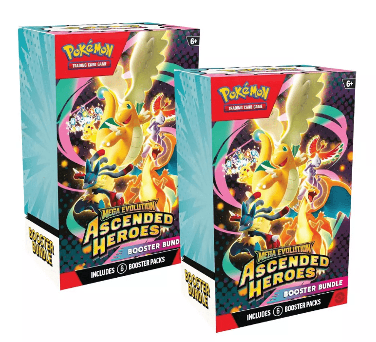 Pokemon TCG: Mega Evolution Ascended Heroes Booster Bundle (2 Pack)