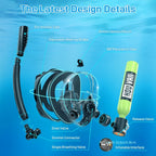HOUVAN 16.91 oz Mini Diving Tanks Aluminum Alloy Diving Oxygen Cylinder Suitable For Underwater Photography, Underwater Recreation, Snorkeling Practice, Perfect | Portable Shallow Diving Cylinder | Boat Backup Air Source | Snorkeling Diving Tank
