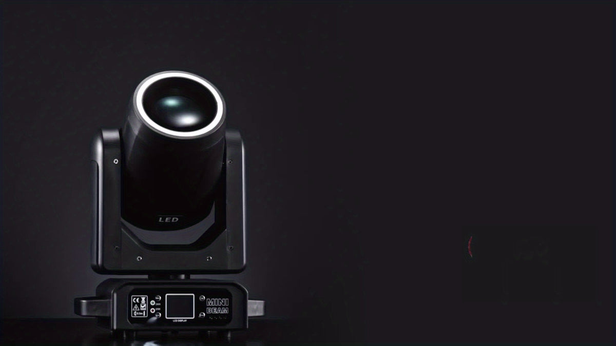 250W High-Power LED Moving Head Beam Light Featuring a 7+1 Color Wheel, 11+1 Gobo Wheel, And Rainbow Effect. Controlled Via DMX512, Auto, Master/Slave, Or Sound-Activated Modes. Ideal for Bars, Clubs, KTV, Birthday Parties, And More