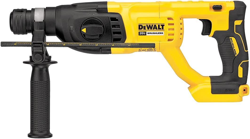 DEWALT 20V MAX Cordless Brushless 1 in. SDS Plus D-Handle Concrete and Masonry Rotary Hammer