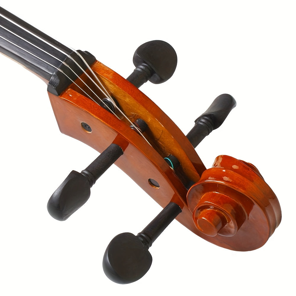 Glarry Full-Size Cello, 4/4 Acoustic Cello Set, Basswood Body, with Portable Carrying Bag, Bow, Bridge, String, Musical Instruments for Beginner, Gift for Music Lover