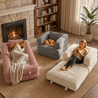 Black Friday Special | Locally Shipped 3-in-1 Compression Folding Sofa Bed, Single Convertible Chair Bed with Backrest & Multi-functional Lounge Chair, Suitable for Apartment Bedrooms, Living Rooms, Guest Rooms for Napping, and Reading, an Ideal Gift