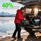 1000W Portable Power Station, Solar Generator 999Wh (Peak 2000W), Power Station with 110V Pure Sine Wave AC Outlet, Digital Display, PD 60W USB-C Fast Charging, Backup Battery for Home Emergency, Outdoor Camping, Road Trips