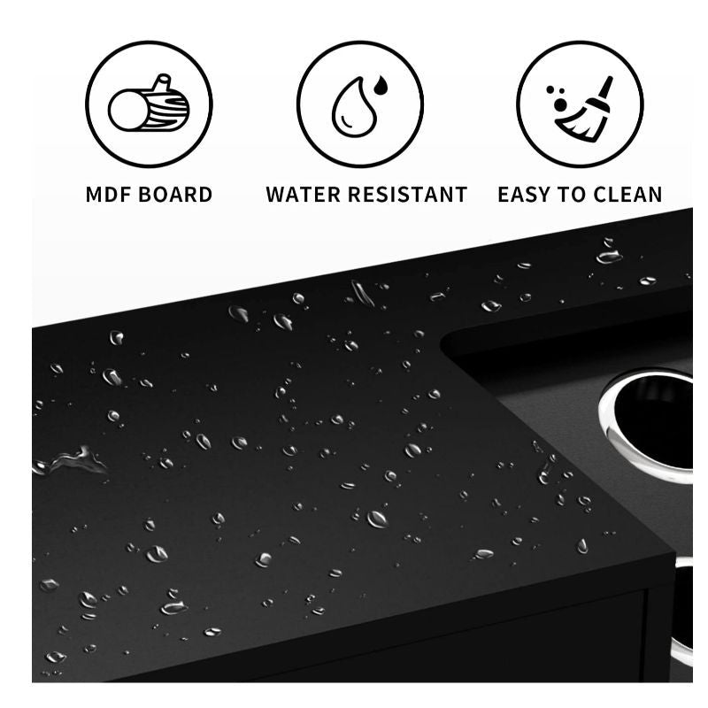 [Salon Storage Station Locker] 5 Hair Dryer Holders OmySalon Salon Storage Station Locker - Locking Drawer Beauty Barber Salon Styling Station Organizer Equipment for Hair Stylist, Two Drawers, One Storage Unit