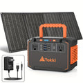 88.8WH Solar Generator Portable Power Station with 30W Solar Panels, 24000mAh Solar Power Bank AC DC USB Ports for Outdoor Solar Lights, Camping Tents, Emergency Outdoor Home Use, CPAP, Fans, Laptops, Emergency, Gifts (Solar Panel Optional)