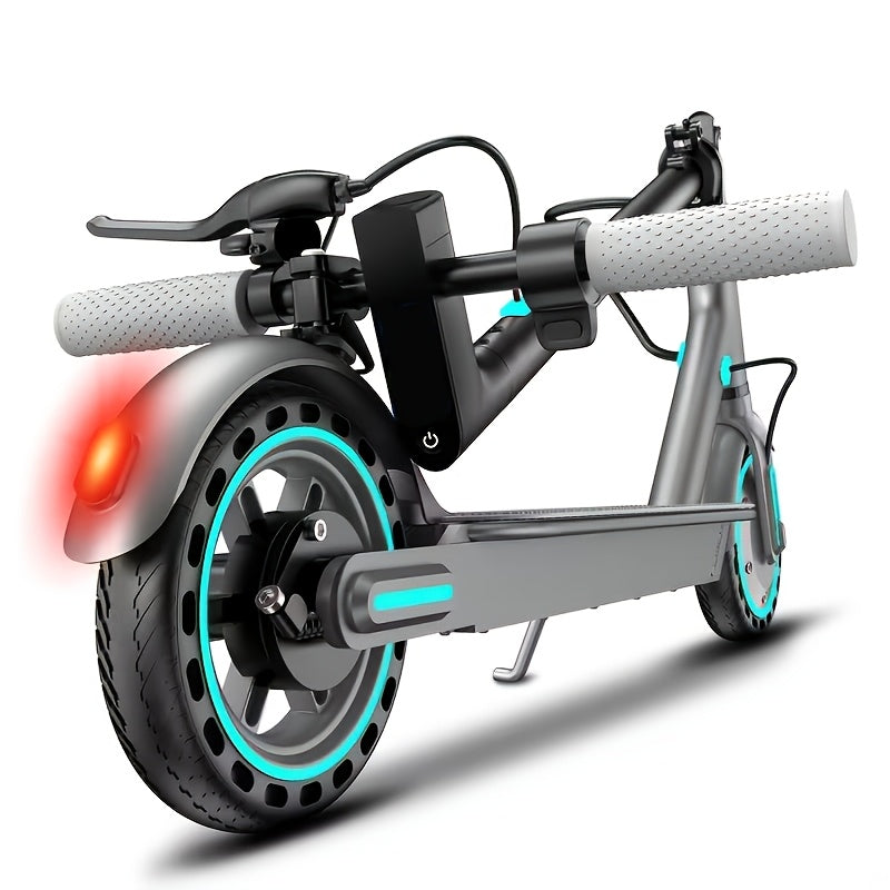 Electric Scooter with 350W Motor, 8.5" Solid Tires, Display, 3-Speed, Long Range 15 Miles, Foldable And Portable - Scooter for Urban Commuting, Suitable for Adults, Gift for Family And Friends