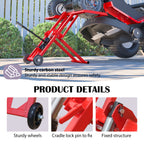 Hydraulic Lawn Mower Lift Jack for Zero Turn Radius Riding Lawn Mower, Tractors Maintenance And Repair, 500lb Lifting Capacity, Hydraulc Lift, Compatible with Most Lawn Mowers And Small Tractors, More Effortless And Safer