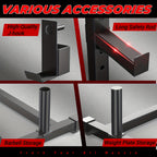 Power Rack for Home Squats and Bench Presses — 800 lb Capacity, Pull-Up Bar and Plate Storage