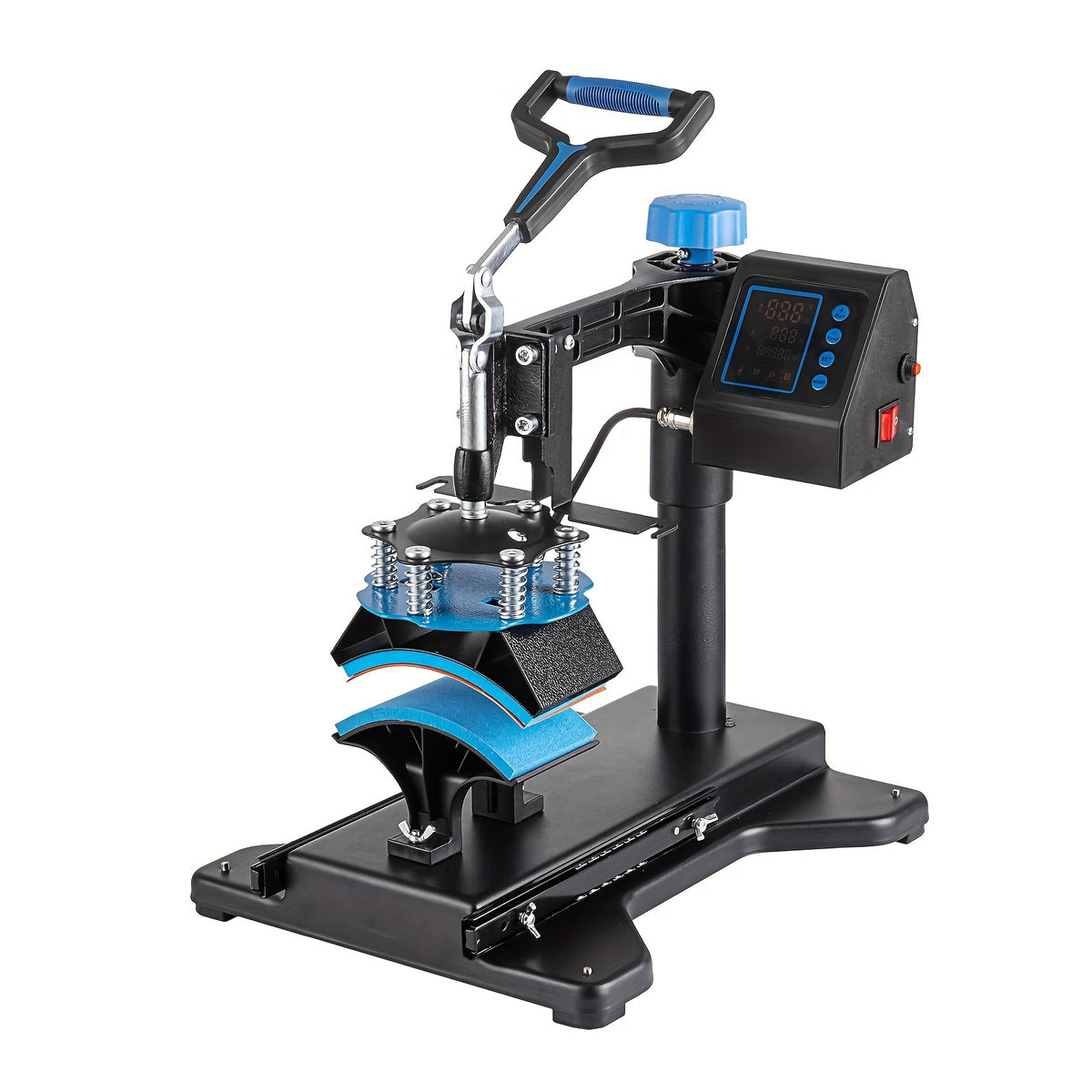Hot Press Machine, 8-In-1 Hot Press Machine, 15 X 15 Inch Sublimation T-Shirt Press, 360-Degree Swing Hot Transfer Machine Multifunctional Combination for T-Shirts, Cups, And Hats