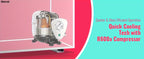Chest Freezer WANAI 5.0 Cu. Ft. Compact Deep Freezer with Removable Basket and Adjustable Temperature Control