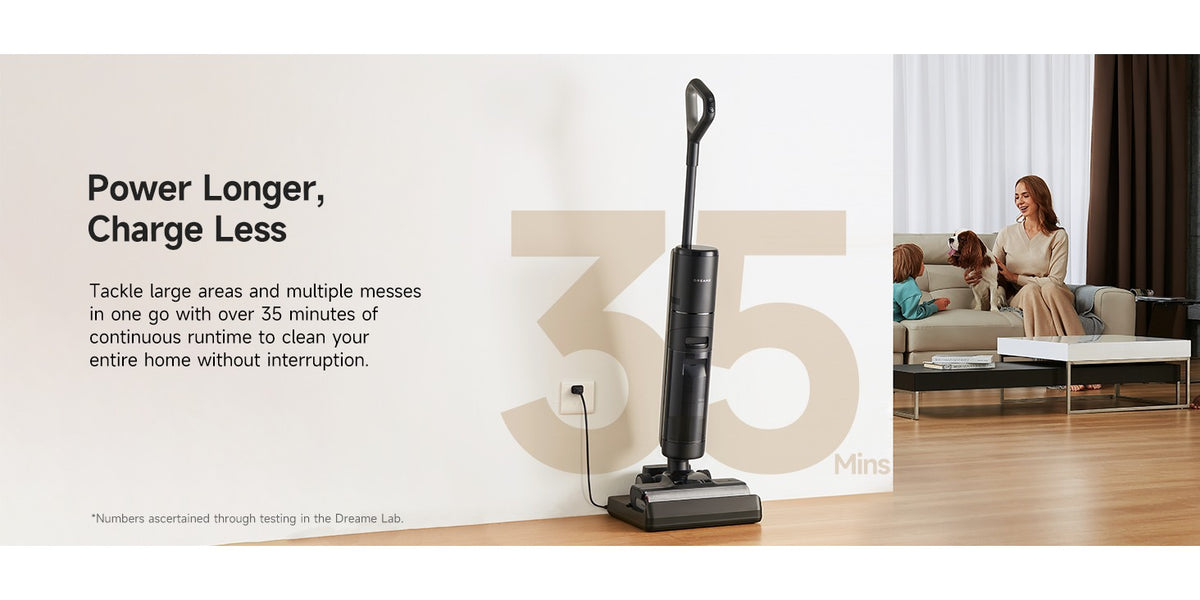 Refurbished Dreame H12 Pro Wet Dry Vacuum Cleaner, Hard Floor Vacuum and Mop Combo, Smart Mess Detection, Strong Suction for Wet & Dry Spills, 35-Min Runtime, 30.43oz Water Tank, Hot Air Self-Cleaning, Edge-to-Edge Corner Cleaning, Anti-Tangle Brush