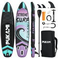 450Lbs Inflatable Stand Up Paddle Board, 11' X 33" Extra Wide SUP for Adults with Premium Additions Kit & Backpack, Seat, Non-Slip Stable Deck, Blow Up Kayak for Yoga, Fishing & Surf