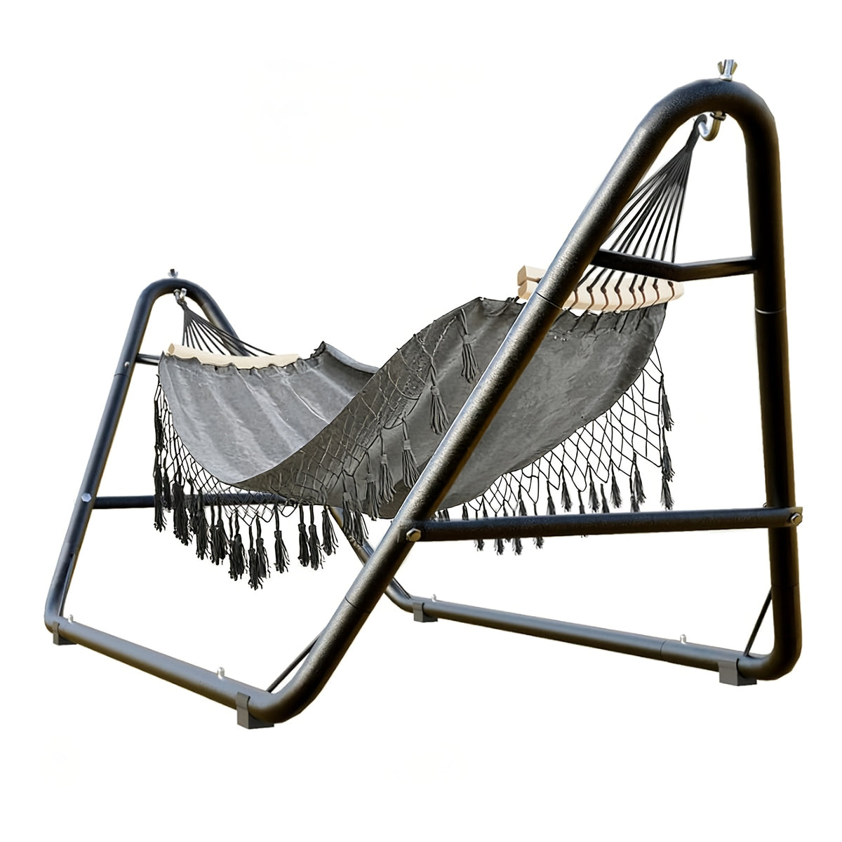 Outdoor Hammock with a Sturdy Stand, Capable of Holding Up to 600 Lbs, Designed for Safety And Stability, Featuring an Anti-Rollover Design, Ideal for And Outdoor Use, Suitable for Backyards And Camping